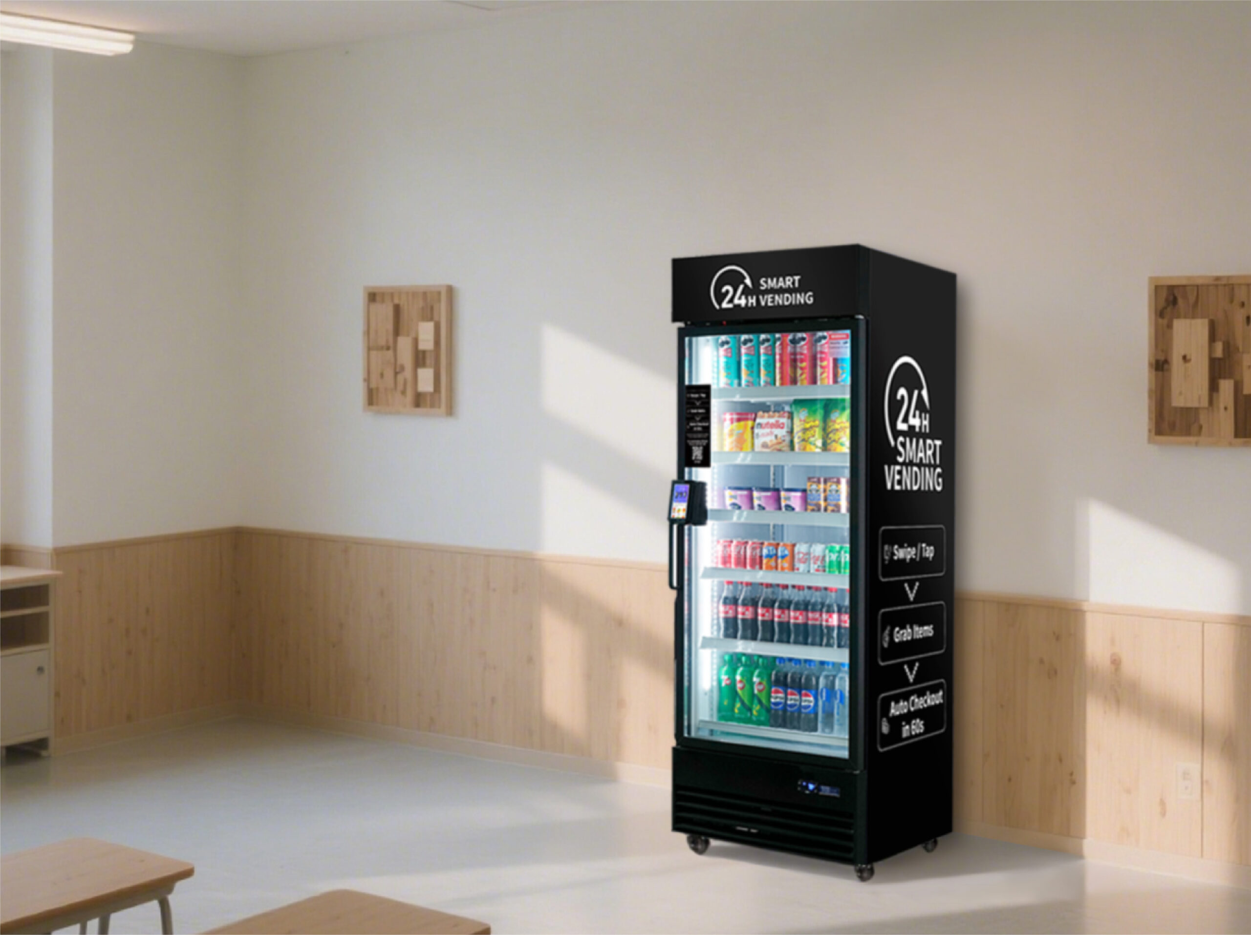 Smart Cooler cafeteria 542